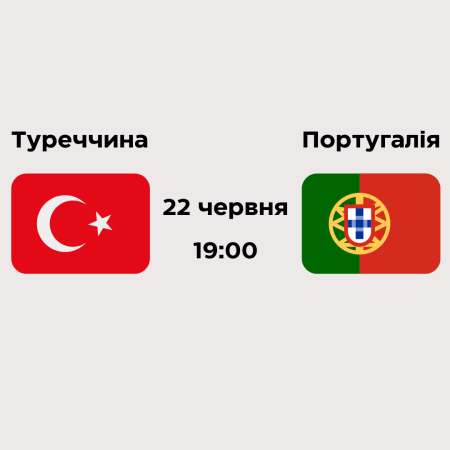 Ставки на матч Туреччина – Португалія (22.06.2024) Євро 2024: прогноз та коефіцієнти