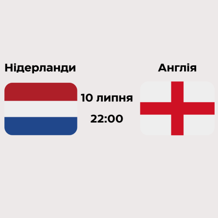 Нідерланди – Англія: ставки та прогноз на матч1/2 фіналу Євро 2024